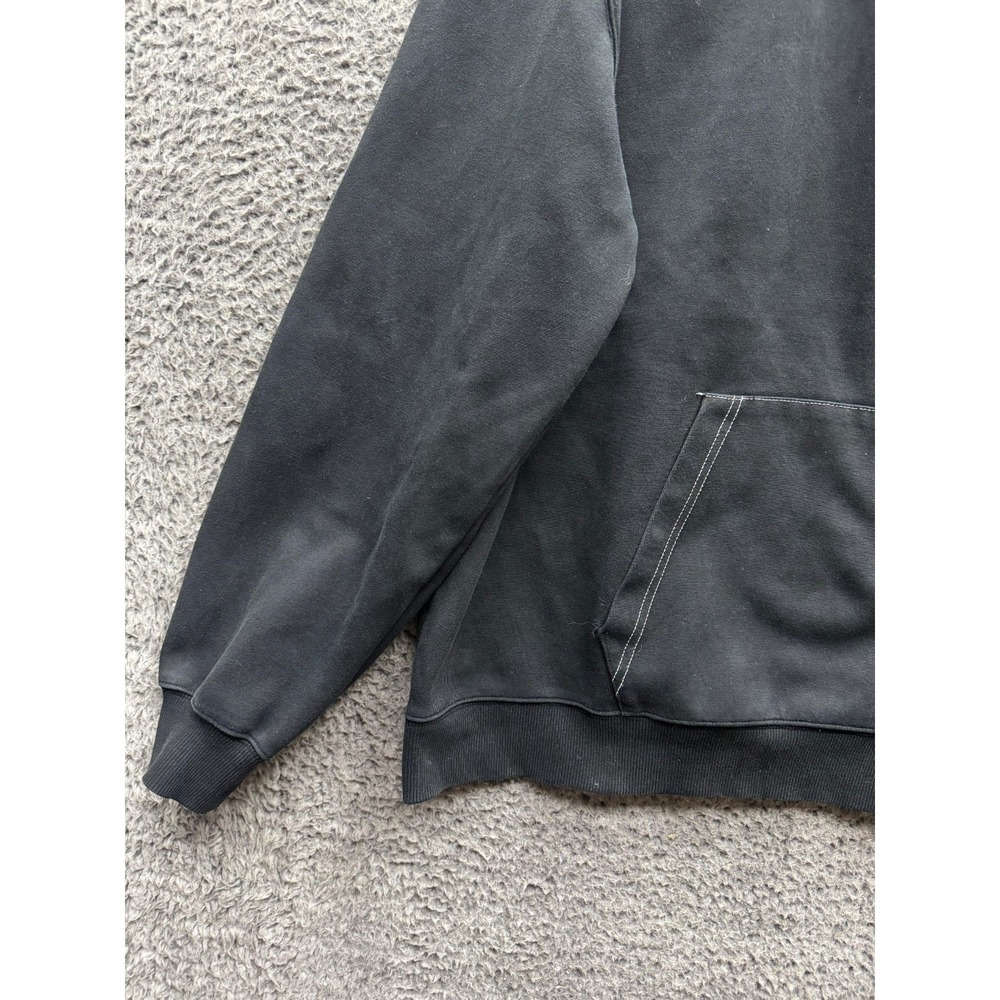 Ader Error FW2021 Embroidered Drawstring Pullover Hoodie Black Mens Size A2 - Picture 4 of 16